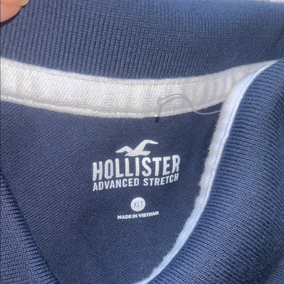 NWOT Hollister Men's Navy 2 Polo Shirt - Picture 8 of 8